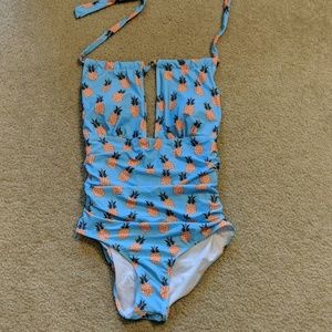 Pineapple one piece swimsuit.  Size XL.